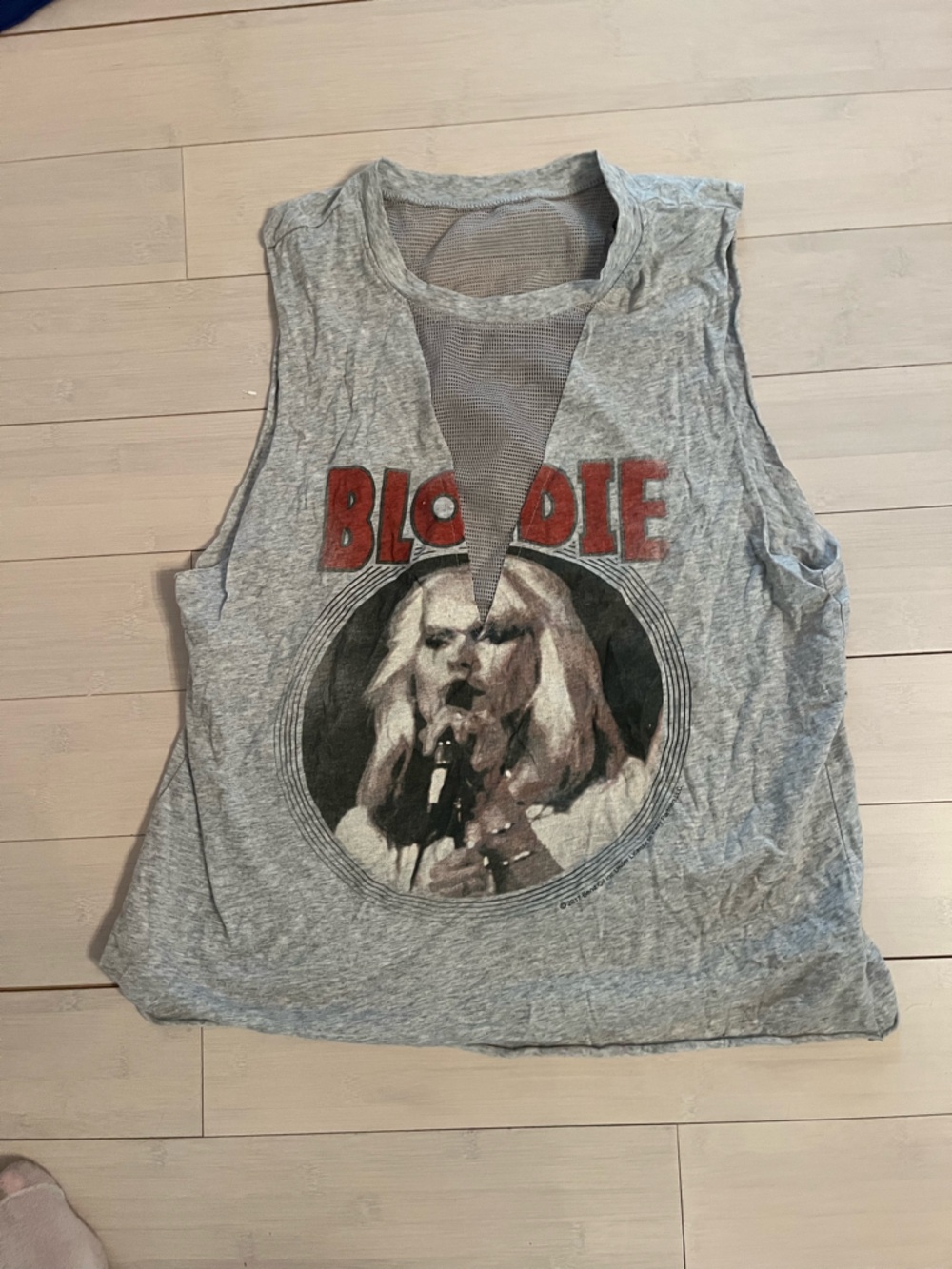 Brand Grey 'Blondie' Graphic top